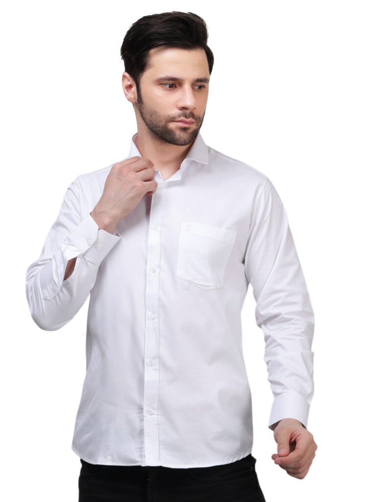 Essential White Executive Matty Cotton Shirt