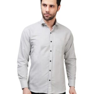 Silver Pinstripe Executive Poly Laffer Shirt