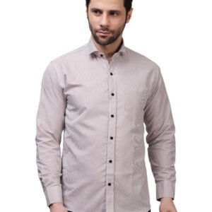 Mauve Executive Checkered Poly Laffer Shirt