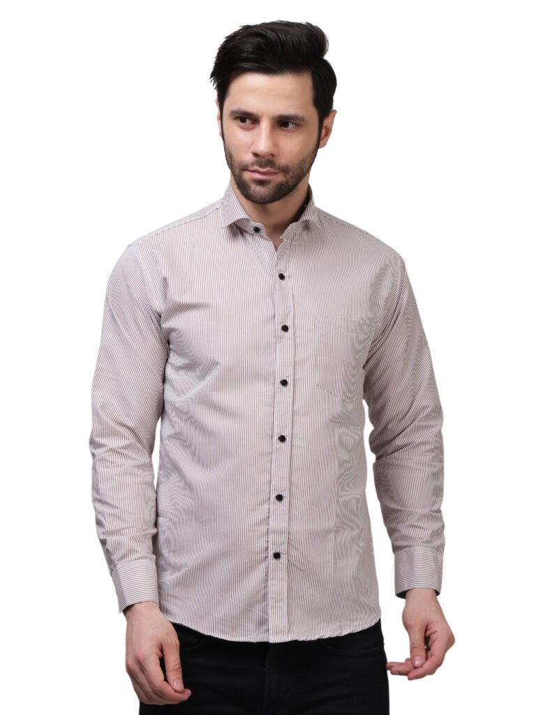 Mauve Executive Checkered Poly Laffer Shirt