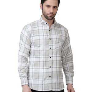 Sandstone Executive Checkered Poly Laffer Shirt
