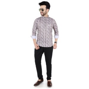 Men’s Printed Short Kurta