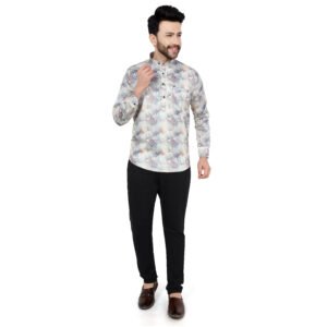 Men’s Printed Short Kurta