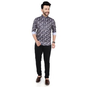 Men’s Printed Short Kurta