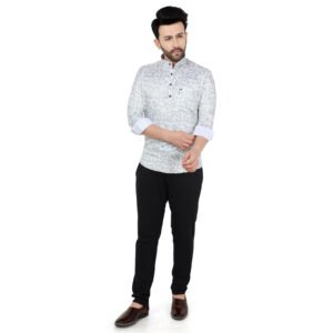 Men’s Printed Short Kurta