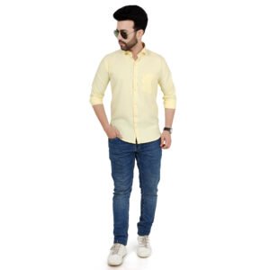 Men’s Cotton Matty Plain Shirt