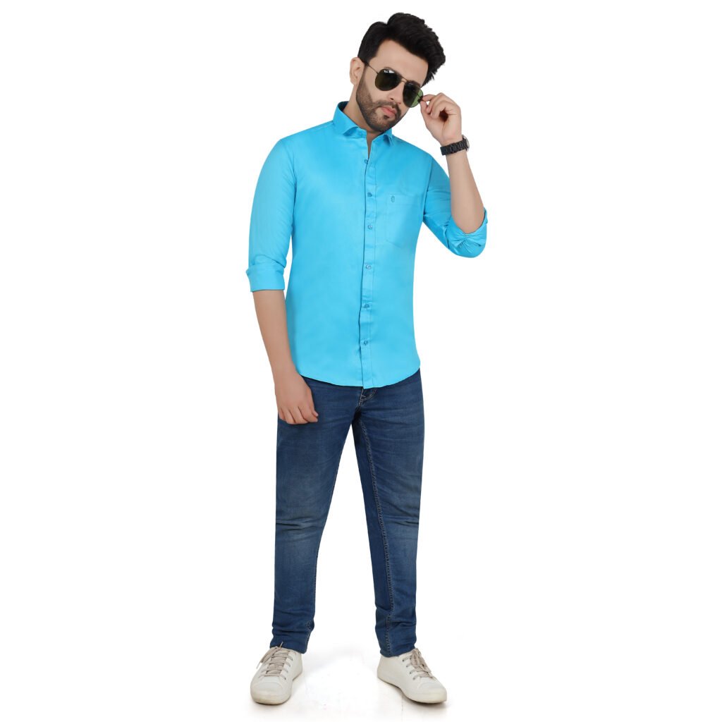 Men’s Cotton Matty Plain Shirt
