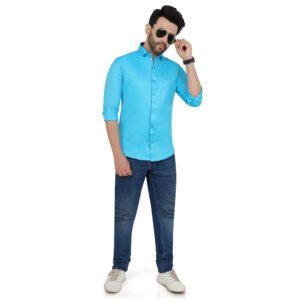 Men’s Cotton Matty Plain Shirt