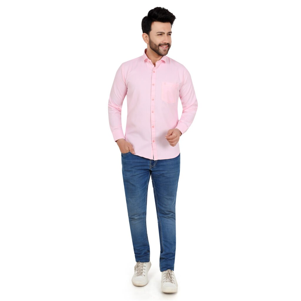 Men’s Cotton Matty Plain Shirt