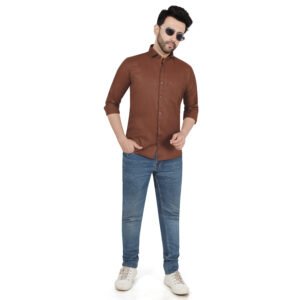 Men’s Cotton Matty Plain Shirt