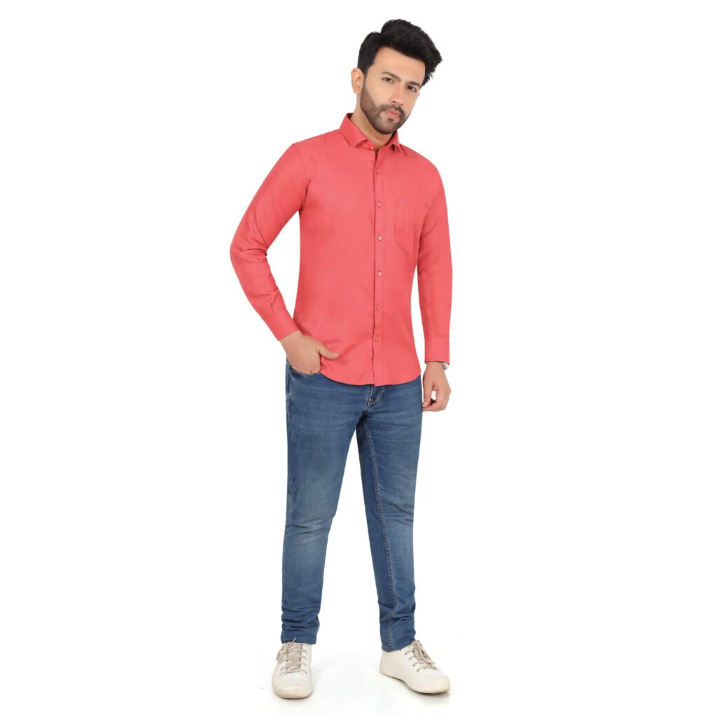 Men’s Cotton Matty Plain Shirt