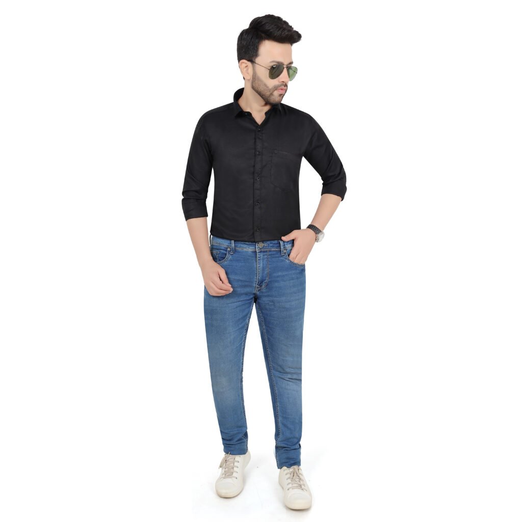 Men’s Cotton Matty Plain Shirt