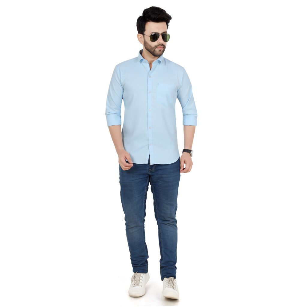 Men’s Cotton Matty Plain Shirt