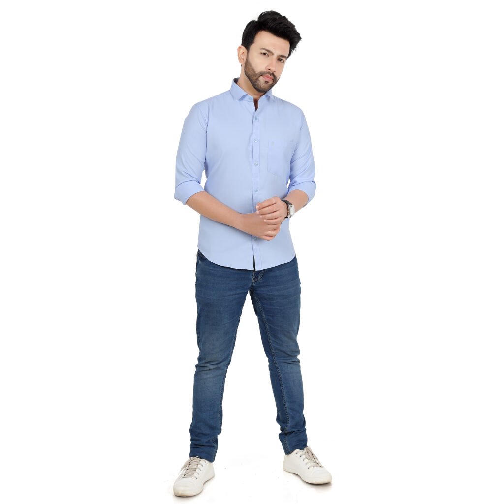 Men’s Cotton Matty Plain Shirt
