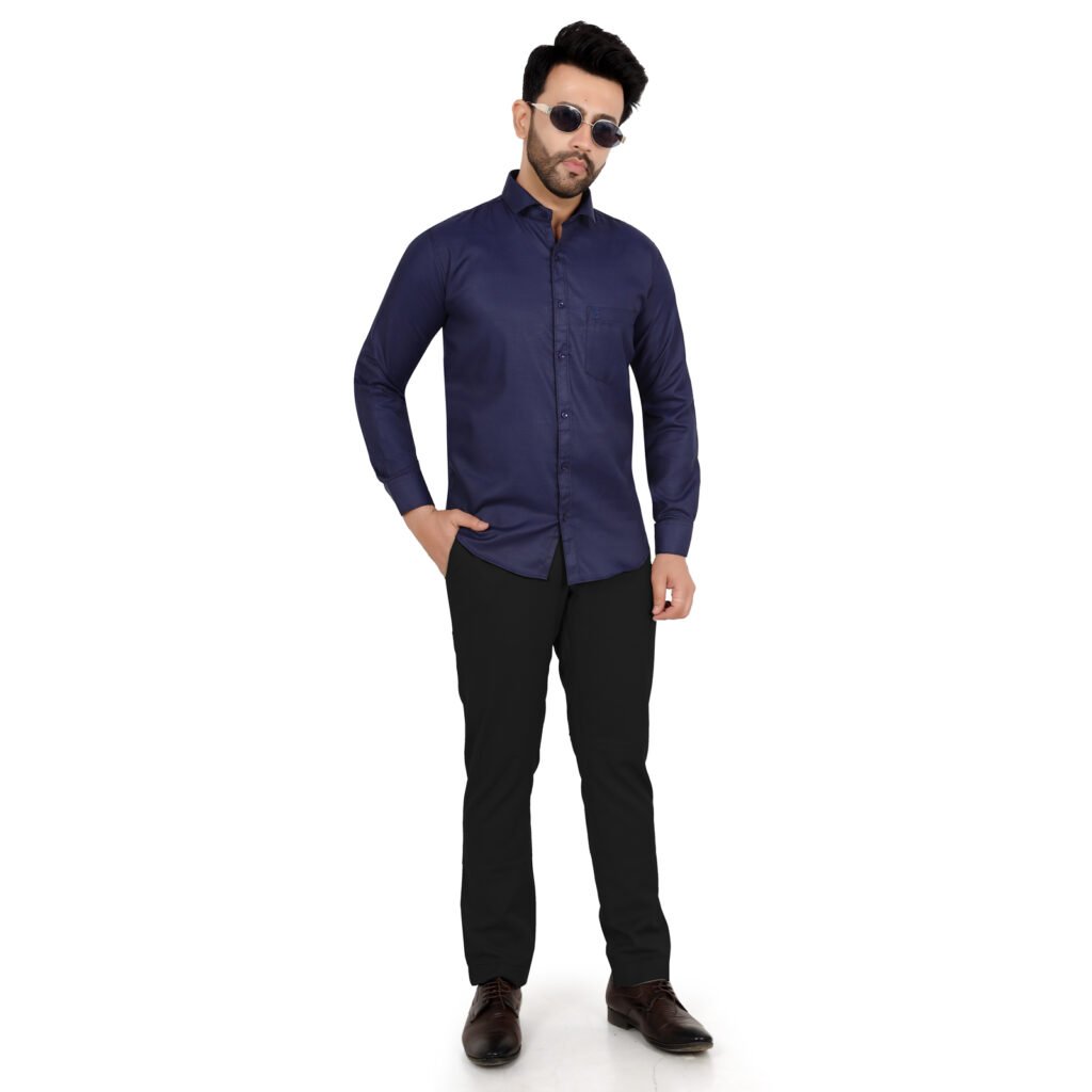 Men’s Cotton Matty Plain Shirt