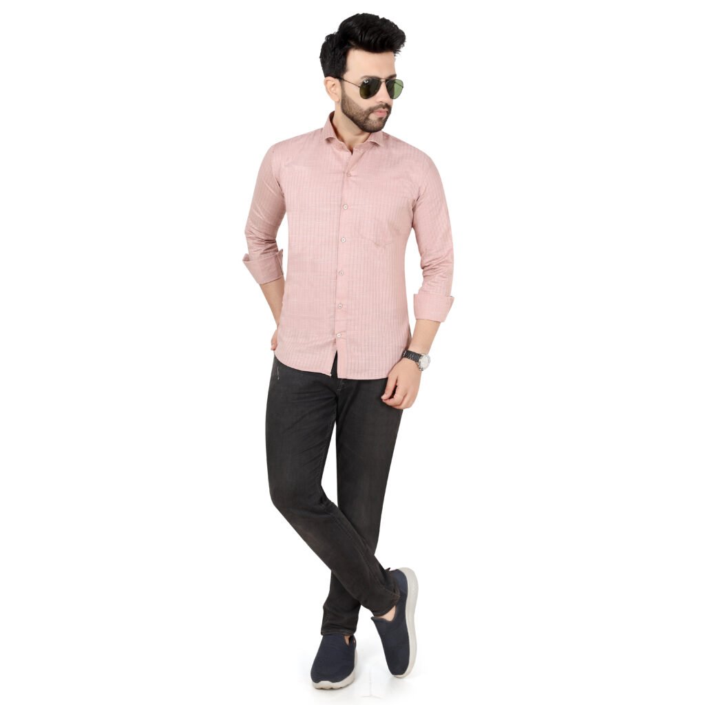 Men’s Cotton Stripe Lining Shirt