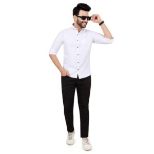 Men’s Cotton Oxford Plain Shirt