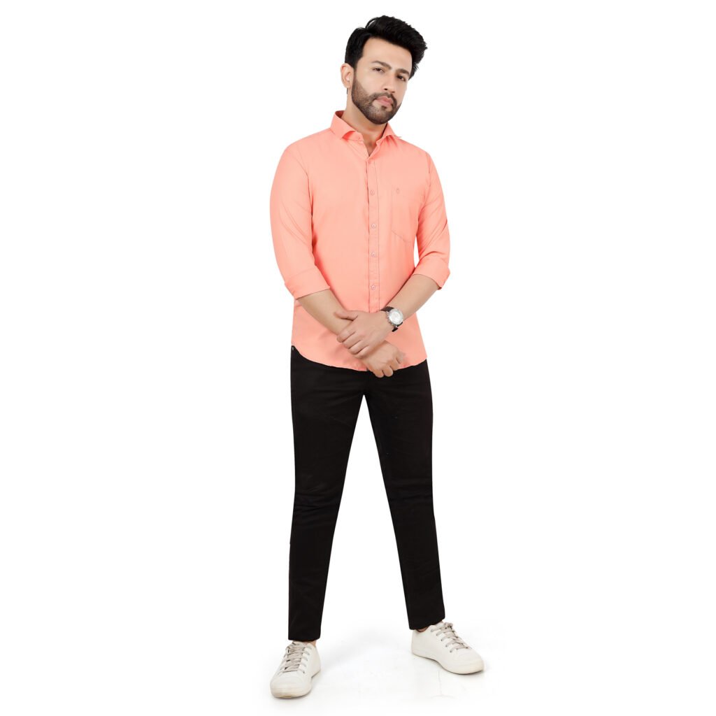 Men’s Cotton Matty Plain Shirt