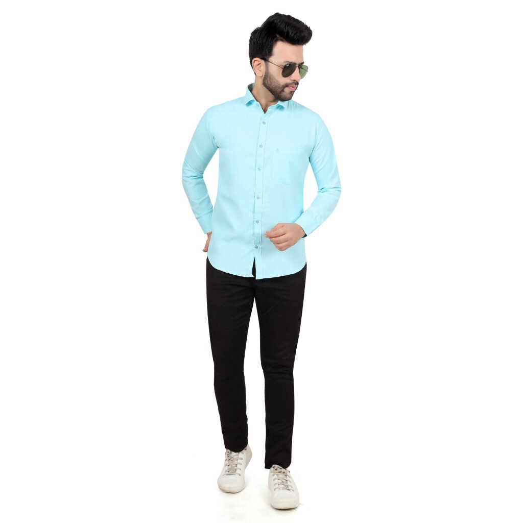Men’s Cotton Matty Plain Shirt