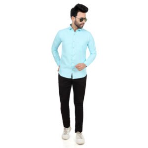 Men’s Cotton Matty Plain Shirt