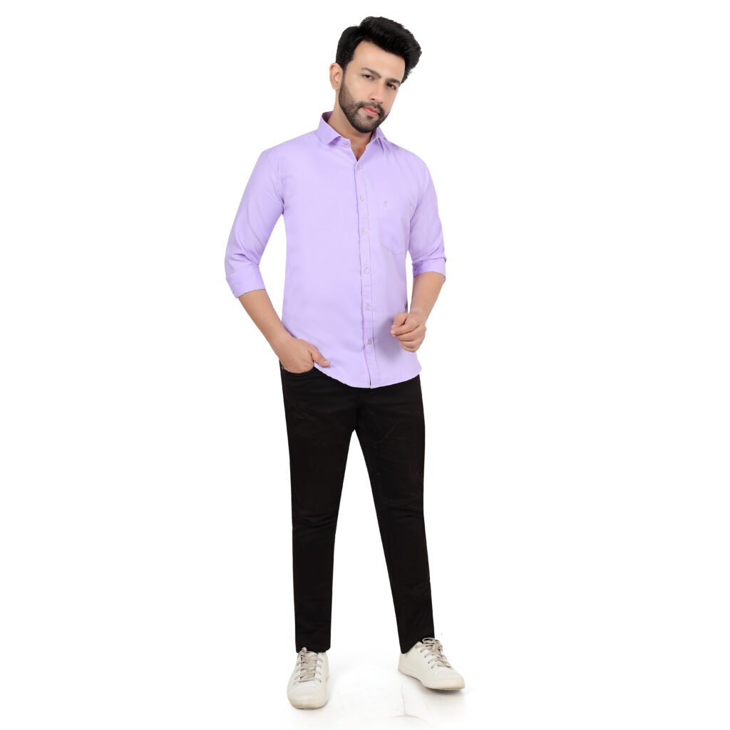 Men’s Cotton Matty Plain Shirt