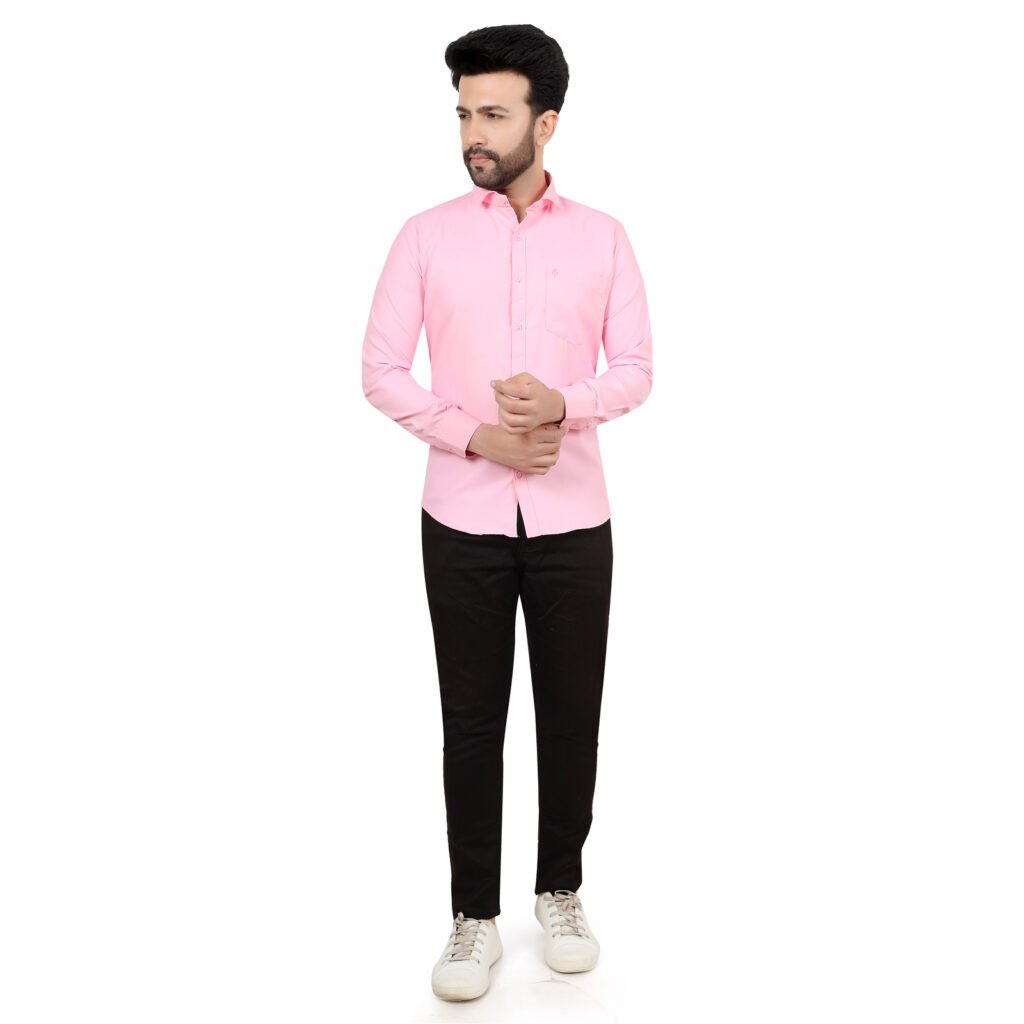 Men’s Cotton Matty Plain Shirt