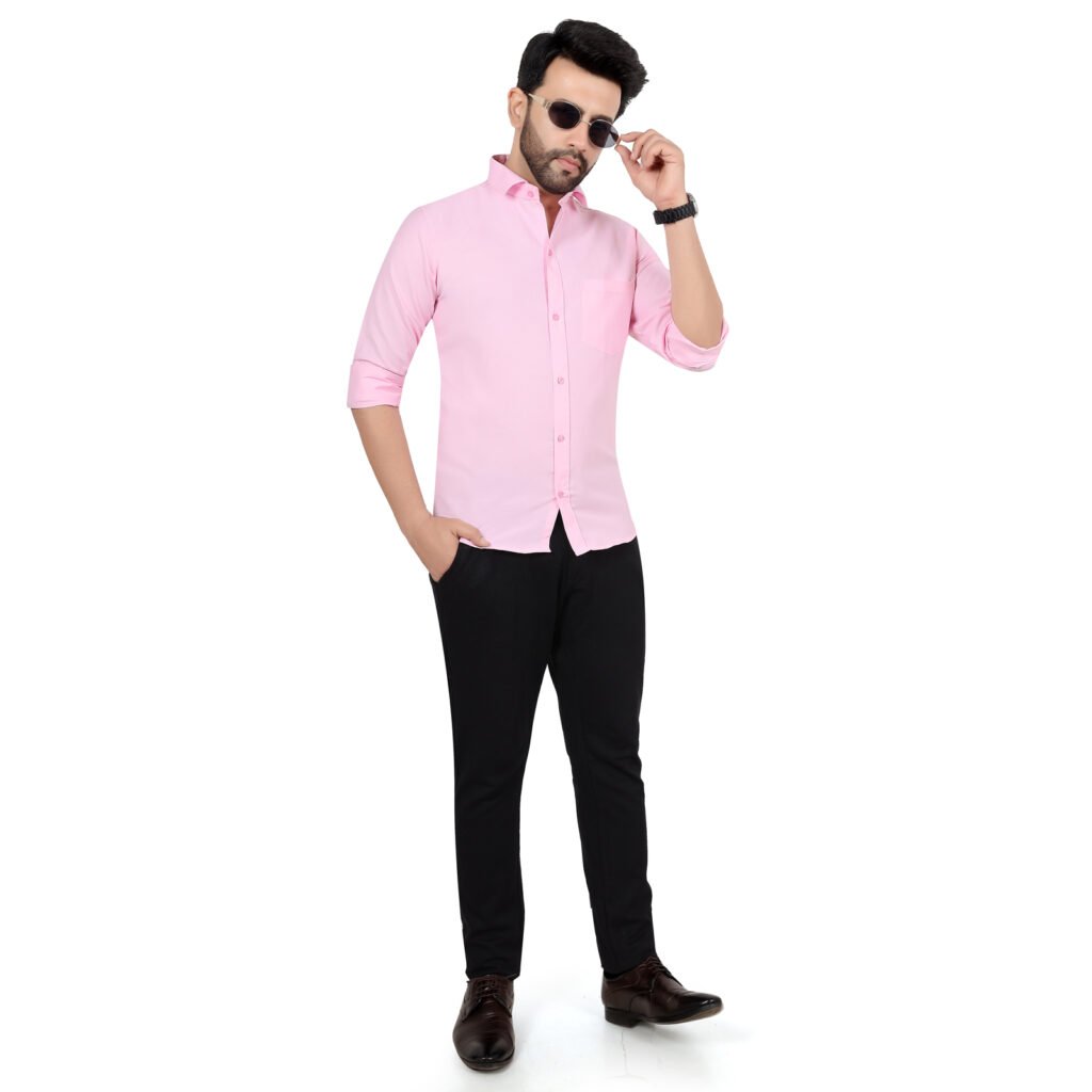 Men’s Cotton Oxford Plain Shirt