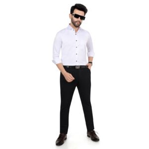 Men’s Cotton Satin Plain Shirt